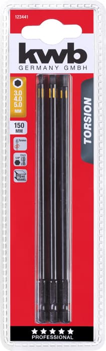  KWB 49123441 3 bita 150 mm sa šestougaonim prihvatom - slika 3