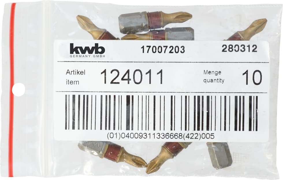  KWB 49124011 bit 25 mm PH 1 Titan LS - slika 3