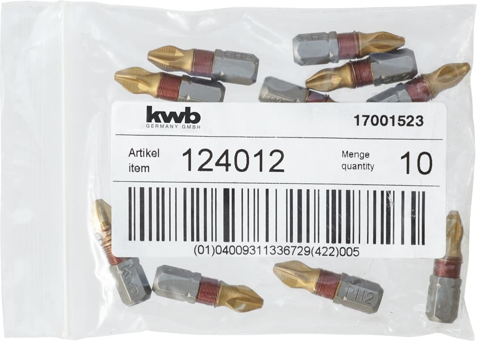  KWB 49124012 bit 25 mm PH 2 Titan LS - slika 3