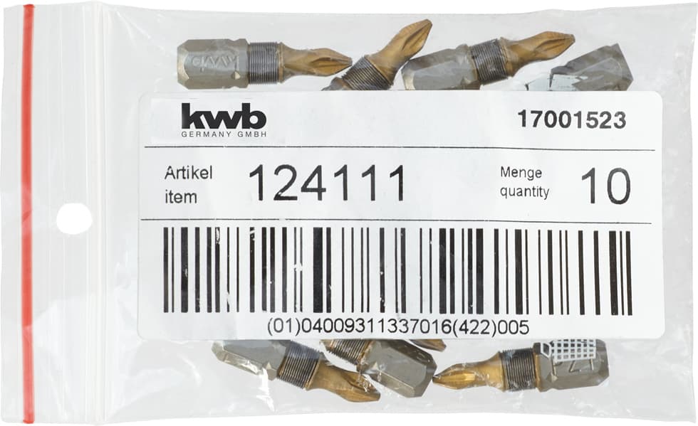  KWB 49124111 bit 25 mm PZ 1 Titan LS - slika 3