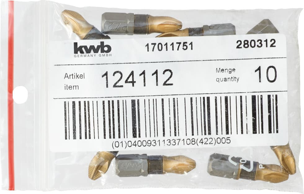  KWB 49124112 bit 25 mm PZ 2 Titan LS - slika 3