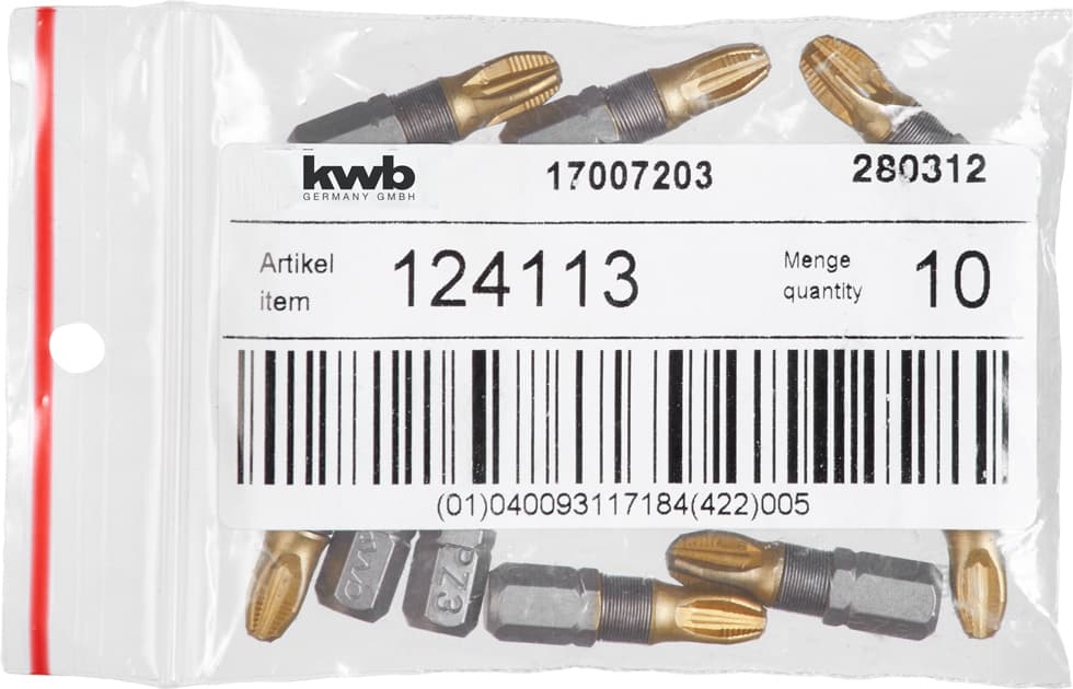  KWB 49124113 bit 25 mm PZ 3 Titan LS - slika 3