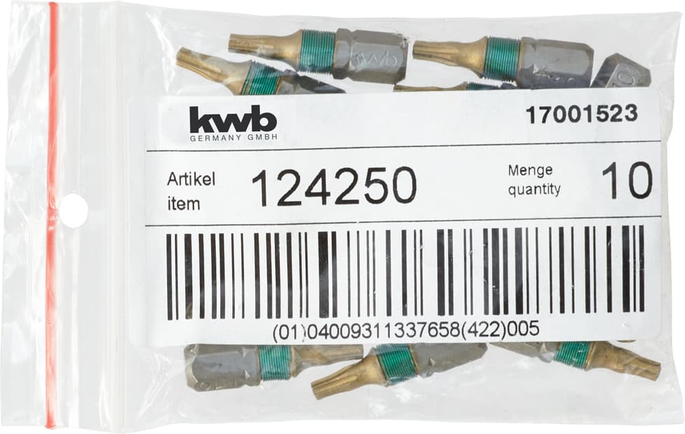  KWB 49124250 bit 25 mm Torx 10 Titan LS - slika 3