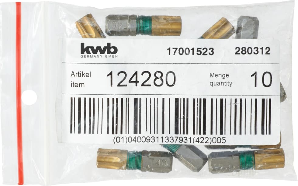  KWB 49124280 bit 25 mm Torx 40 Titan LS - slika 3