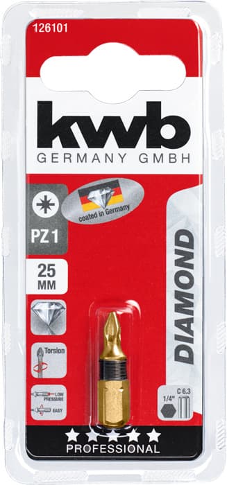  KWB 49126101 bit 25 mm PZ 1 dijamantski SB - slika 2