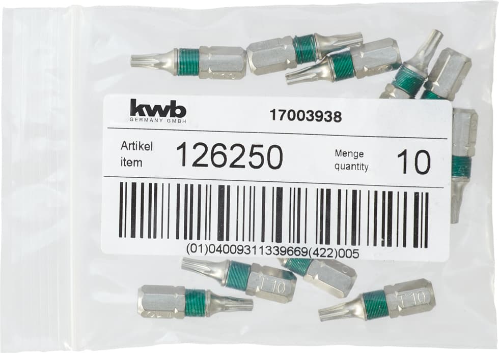  KWB 49126250 bit 25 mm Torx 10 dijamantski LS - slika 3