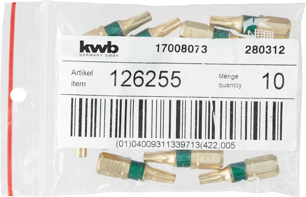  KWB 49126255 bit 25 mm Torx 15 dijamantski LS - slika 3