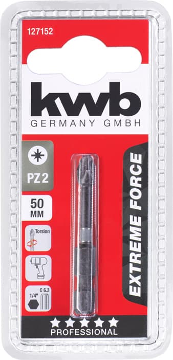  KWB 49127152 bit 50 mm PZ 2 Impact SB - slika 2