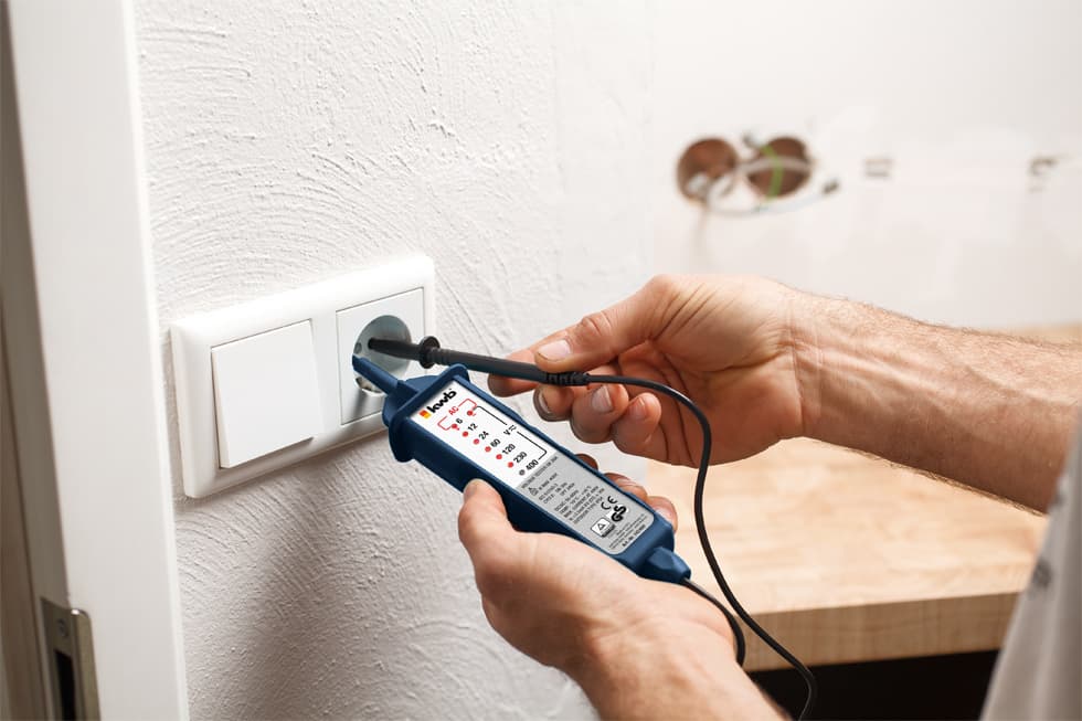  KWB 49142400 Dvopolni ispitivač napona | TUEV, DIN VDE 0411, sa 7 LED - slika 4