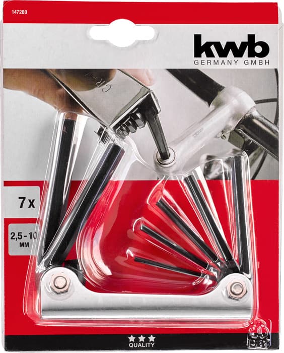  KWB 49147280 set inbus ključeva na dršći, 7 delova - slika 3