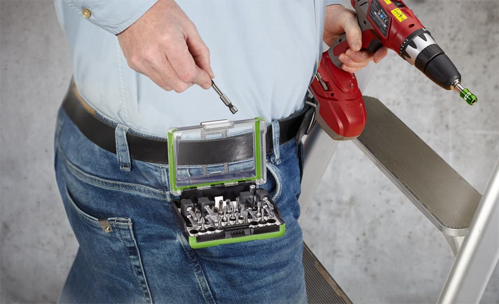  KWB 49165510 set bitova, 28 delova, sa kukom za kaiš - slika 4