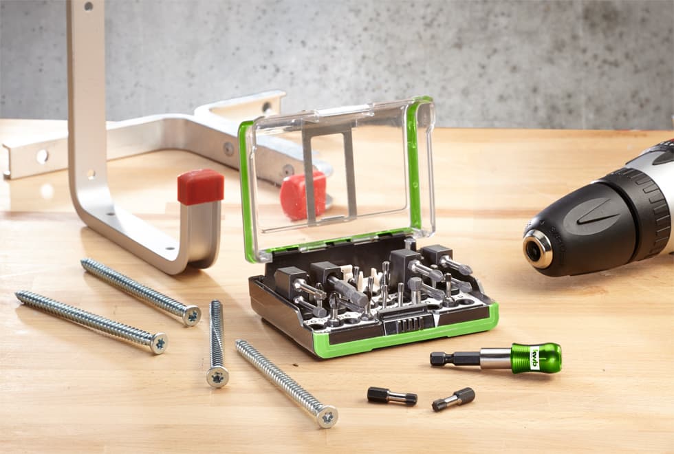  KWB 49165510 set bitova, 28 delova, sa kukom za kaiš - slika 5