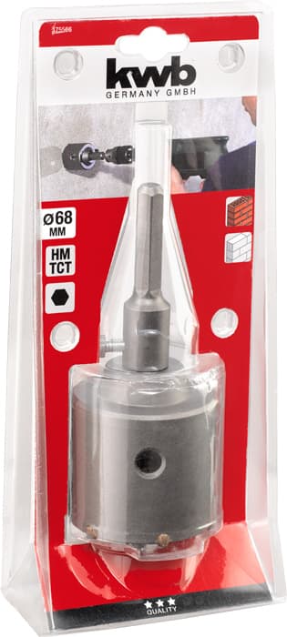  KWB 49175566 kruna za beton 66 mm, sa burgijom za centriranje, šestougaoni prihvat - slika 2