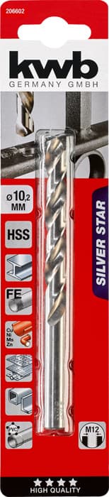 KWB 49206602  Silverstar burgija za metal 10,2 mm - slika 2