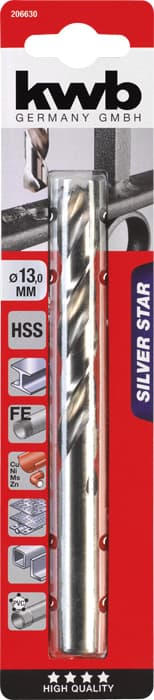  KWB 49206630 Silverstar burgija za metal 13, DIN 338, brušene - slika 2