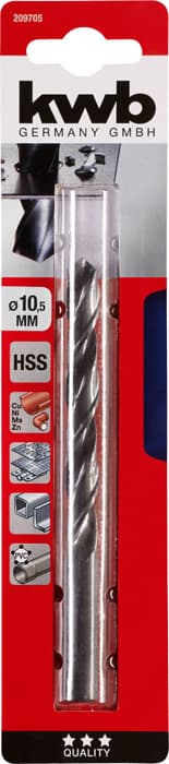  KWB 49209705 Burgija HSS Twistdrill, 10,5mm - slika 2