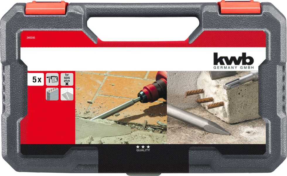  KWB 49240285 SDS Plus set dleta, 5 delova - slika 3