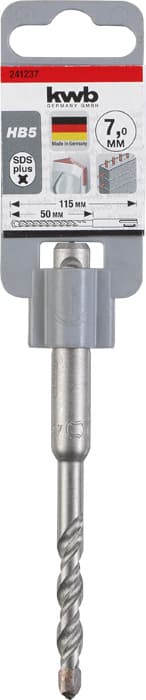  KWB 49241237 SDS-Plus burgija 7,0 x 110 HB44 za beton - slika 3