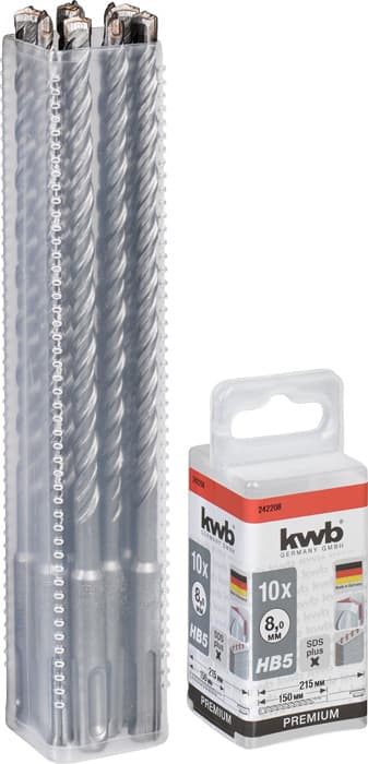  KWB 49242208 10 SDS-Plus burgija 8,0 x 215 HB5 za beton - slika 2