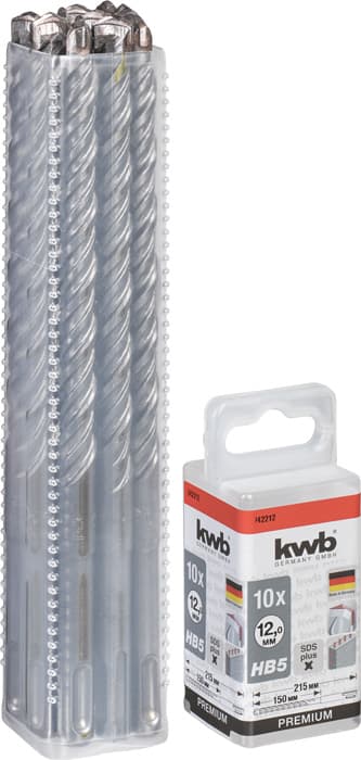  KWB 49242212 10 SDS-Plus burgija 12,0 x 215 HB5 za beton - slika 2