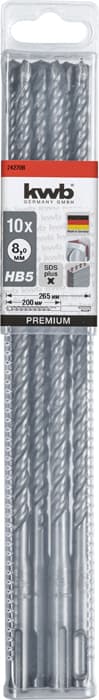  KWB 49242708 10 SDS-Plus burgija 8,0 x 265 HB5 za beton - slika 3