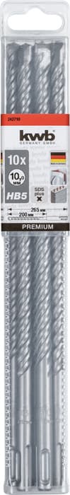  KWB 49242710 10 SDS-Plus burgija  10,0 x 265 HB5 za beton - slika 3