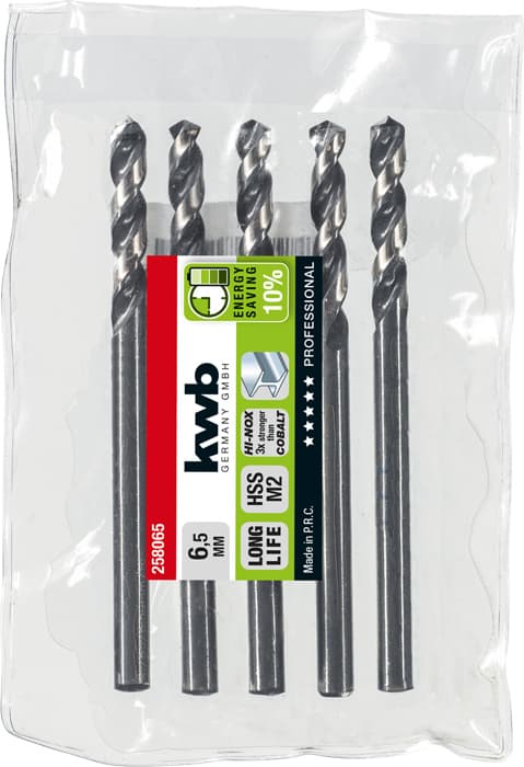  KWB 49258065 HI-Nox HSS M2 burgija za metal, 6,5 mm - slika 2
