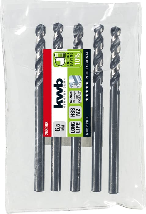  KWB 49258068 HI-Nox HSS M2 burgija za metal, 6,8 mm - slika 2