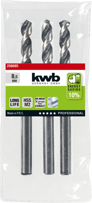  KWB 49258085 HI-Nox HSS M2 burgija za metal, 8,5 mm - slika 2