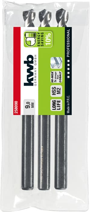  KWB 49258090 HI-Nox HSS M2 burgija za metal, 9 mm - slika 2