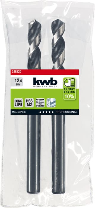  KWB 49258120 HI-Nox HSS M2 burgija za metal, 12 mm - slika 2