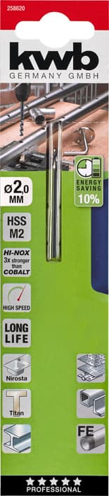  KWB 49258620 HI-NOX HSS M2 burgija 2x49, za metal/čelik, Energy Saving - slika 2