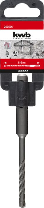  KWB 49260506 Crosstip HB44 SDS plus burgija 6, 110, za armirani beton - slika 3