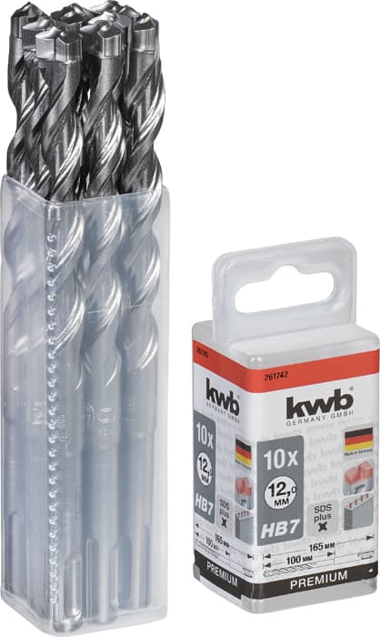  KWB 49261742 10 SDS-Plus burgija za beton HB 7 C5 12 x 165  - slika 2