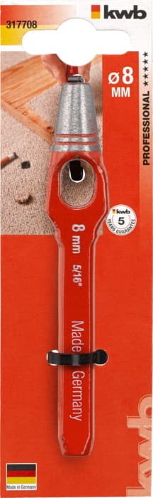  KWB 49317708 Bušač 8 za prorezivanje | DIN 7200, koža/tekstil/papir - slika 2