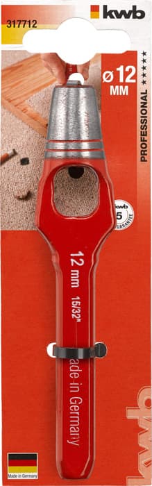 KWB 49317712 Bušač 12 za prorezivanje | DIN 7200, koža/tekstil/papir - slika 2