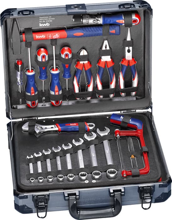 KWB 49370780 set ručnog alata, 129 delova, u aluminijumskoj kutiji