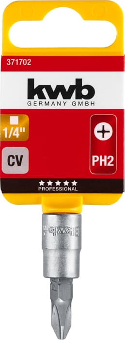  KWB 49371702 Profi nasadni nastavak 1/4"xPH2 | CrV - slika 2