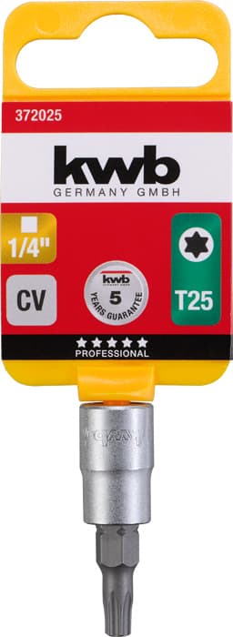  KWB 49372025 Profi nasadni nastavak 1/4"xT25 | CrV - slika 2
