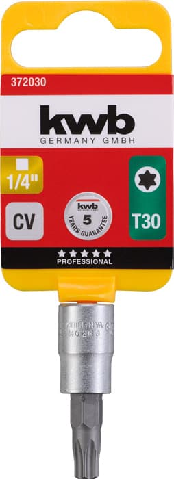  KWB 49372030 Profi nasadni nastavak 1/4"xT30 | CrV - slika 2