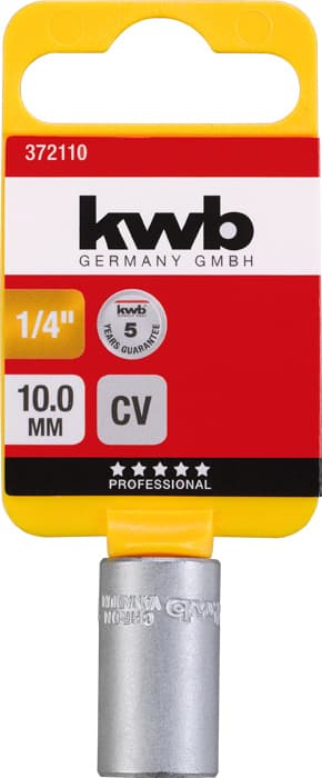  KWB 49372110 Profi nasadni ključ 1/4" x 10  | CrV - slika 2