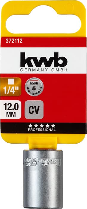  KWB 49372112 Profi nasadni ključ 1/4" x 12  | CrV - slika 2
