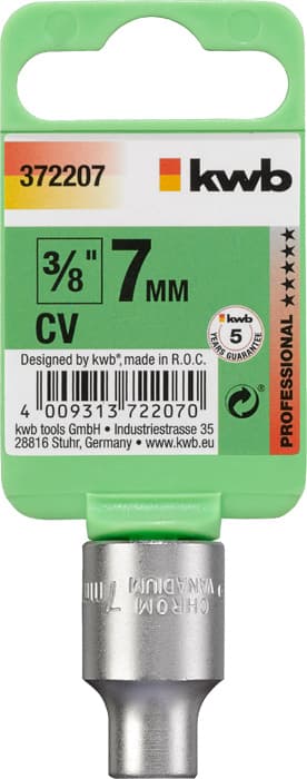  KWB 49372207 Profi nasadni ključ 3/8" x  7  | CrV - slika 2