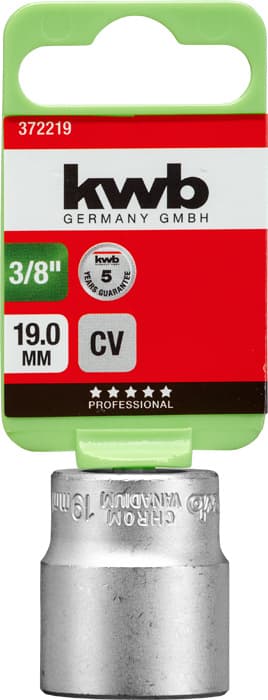  KWB 49372219 Profi nasadni ključ 3/8" x 19  | CrV - slika 2
