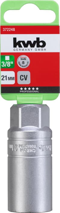  KWB 49372248 Profi nasadni ključ za svećice 3/8"x21 | CrV - slika 2