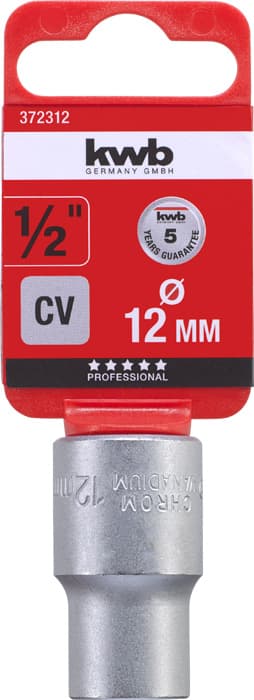  KWB 49372312 Profi nasadni ključ 1/2" x 12  | CrV - slika 2