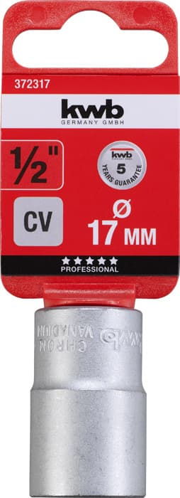  KWB 49372317 Profi nasadni ključ 1/2" x 17  | CrV - slika 2