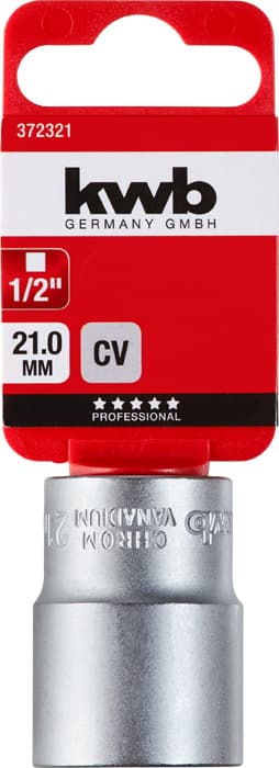  KWB 49372321 Profi nasadni ključ 1/2" x 21  | CrV - slika 2