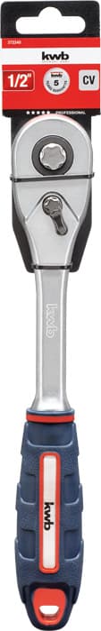  KWB 49372340 Profi ručica sa krckalicom 1/2" | CrV, 2 smera, brzo otpuštanje - slika 2