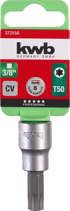  KWB 49372550 Profi nasadni nastavak 3/8"xT50 | CrV - slika 2